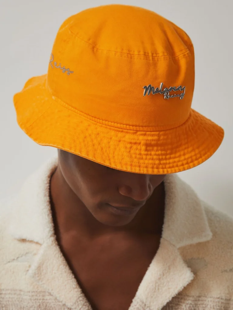 Reiss McLaren X McLaren F1 Team Papaya Orange Tapered Fit Racing Cotton Hat