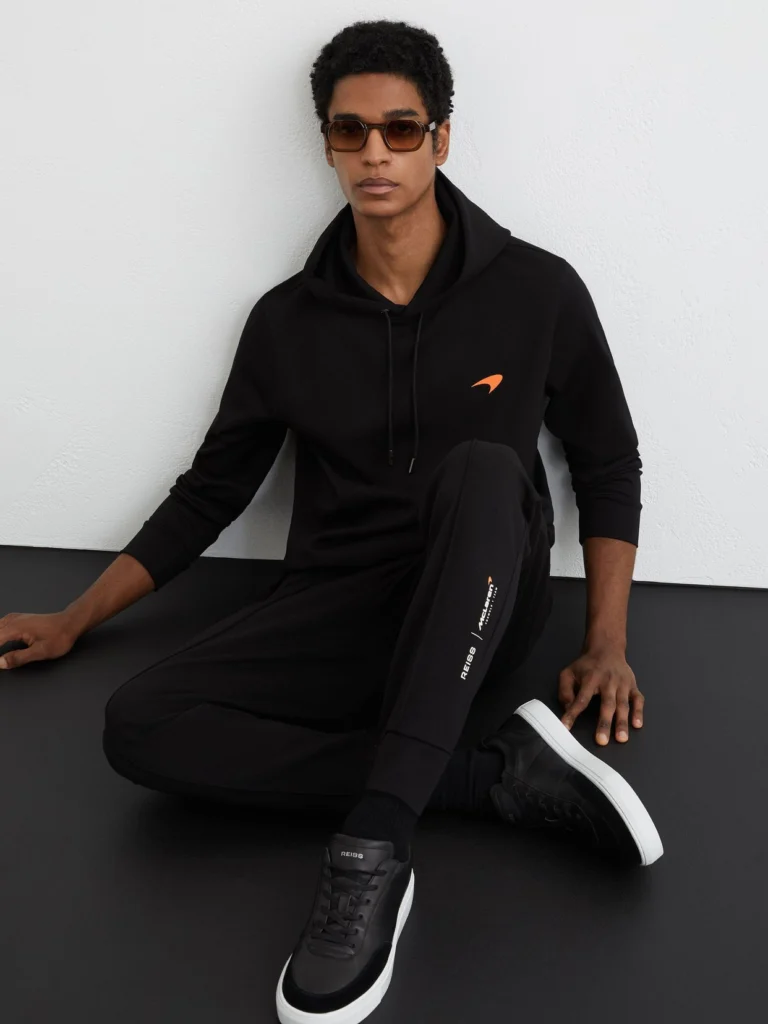 Reiss McLaren X McLaren F1 Team Racing Interlock Speedmark Joggers, Black