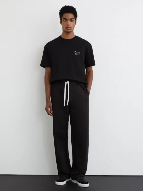 Reiss McLaren X McLaren F1 Team Racing Motif Drawstring Joggers, Washed Black