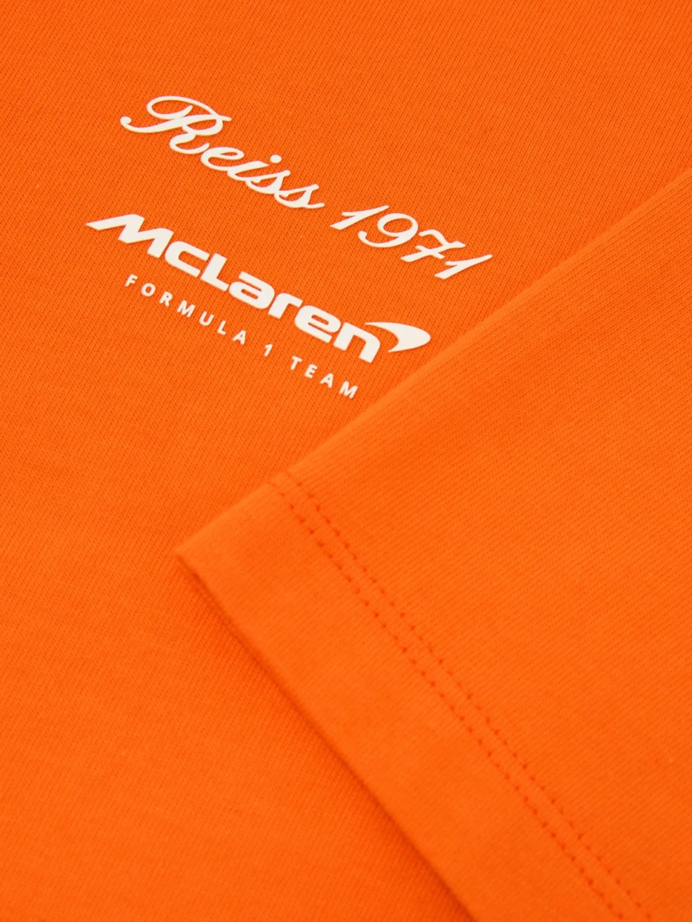 Reiss McLaren X McLaren F1 Team Racing Motorsport Relaxed T-shirt -fit, Papaya Orange, view 2