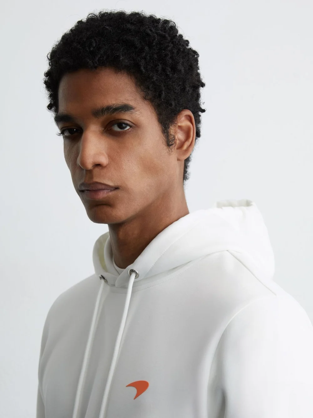 Reiss McLaren X McLaren F1 Team White Racing Interlock Speedmark Hoodie, view 4