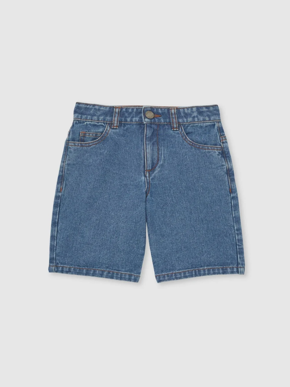 Reiss Mid Blue 13-14 yrs Denim Bermuda Shorts,
