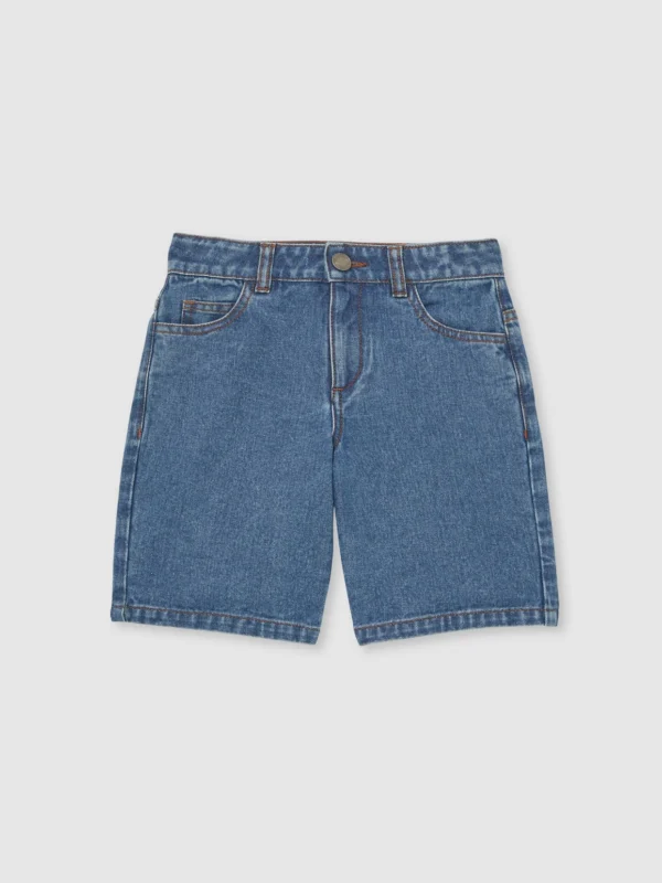 Reiss Mid Blue 13-14 yrs Denim Bermuda Shorts,