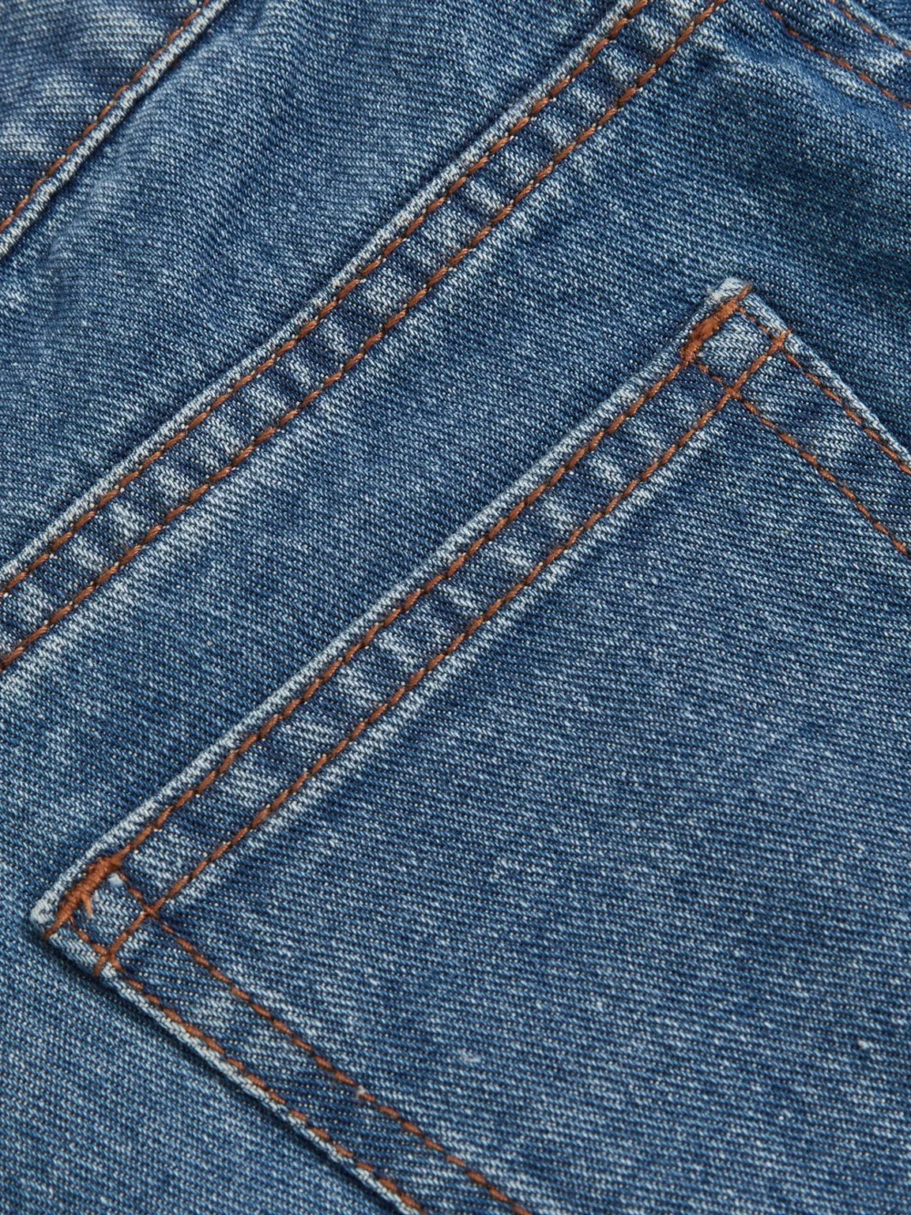 Reiss Mid Blue 13-14 yrs Denim Bermuda Shorts,, view 4