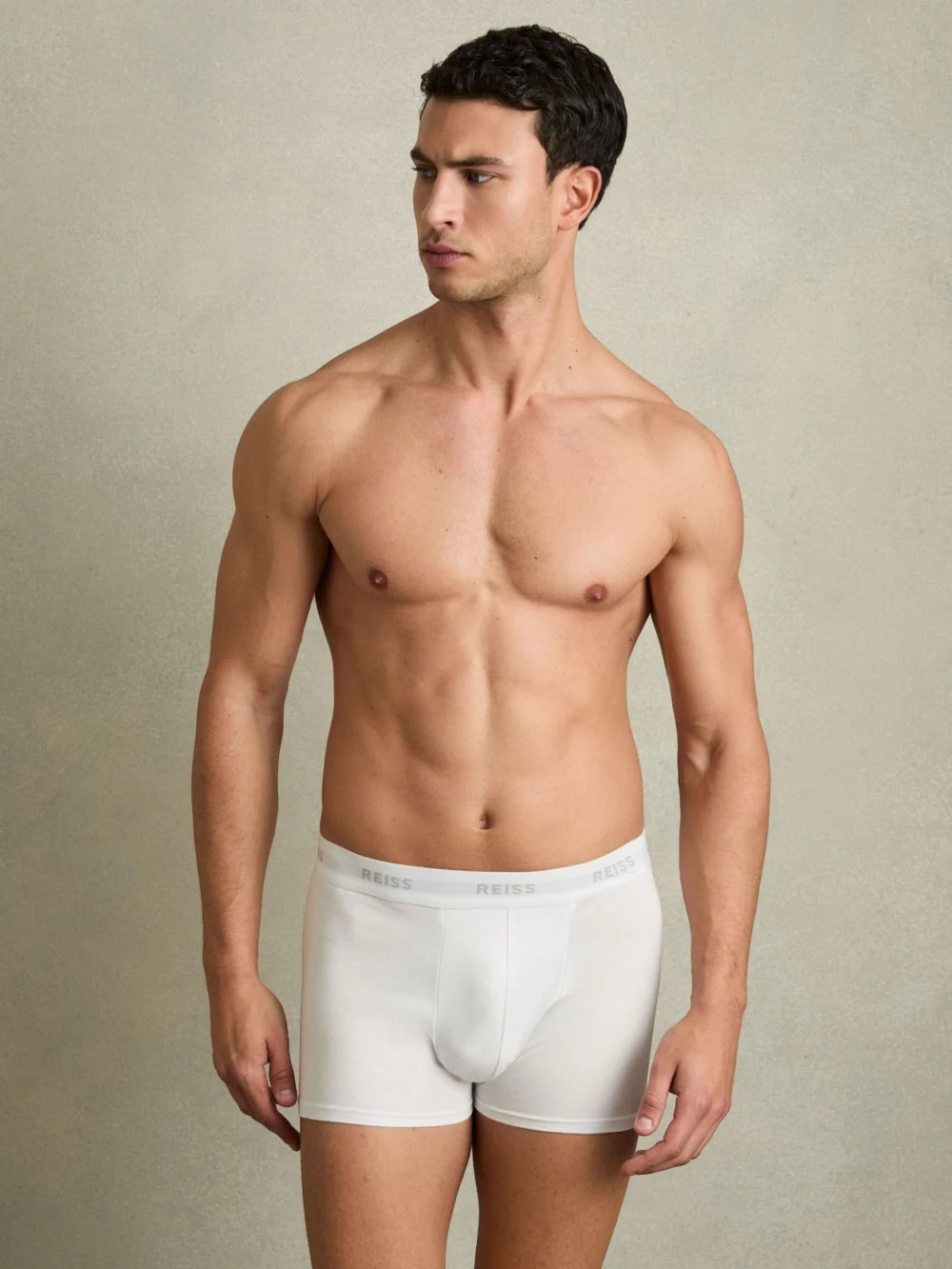 Reiss Multi Stretch-cotton Logo-waistband Boxers 3 Pack, view 3