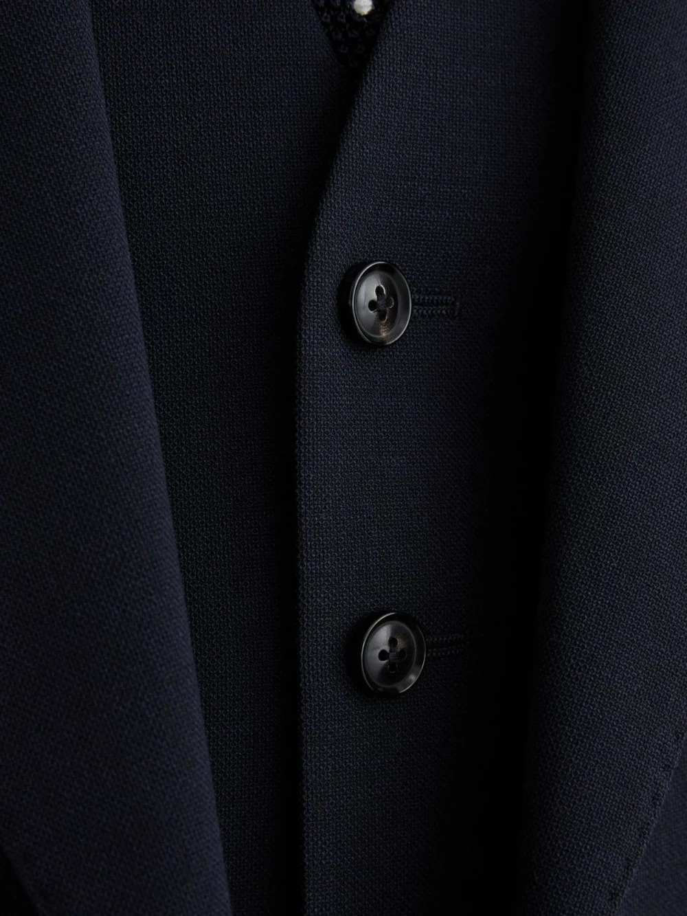 Reiss Navy Belmont Single-breasted Tailoredaistcoat, view 3