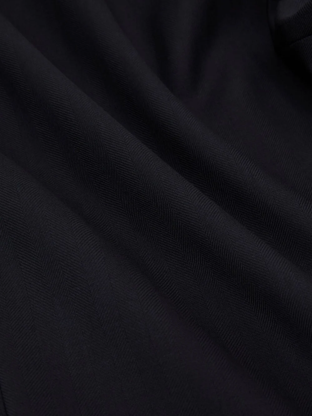 Reiss Navy Classic Fit Wool Single-breasted Shadow-stripe Suit Blazer, view 2