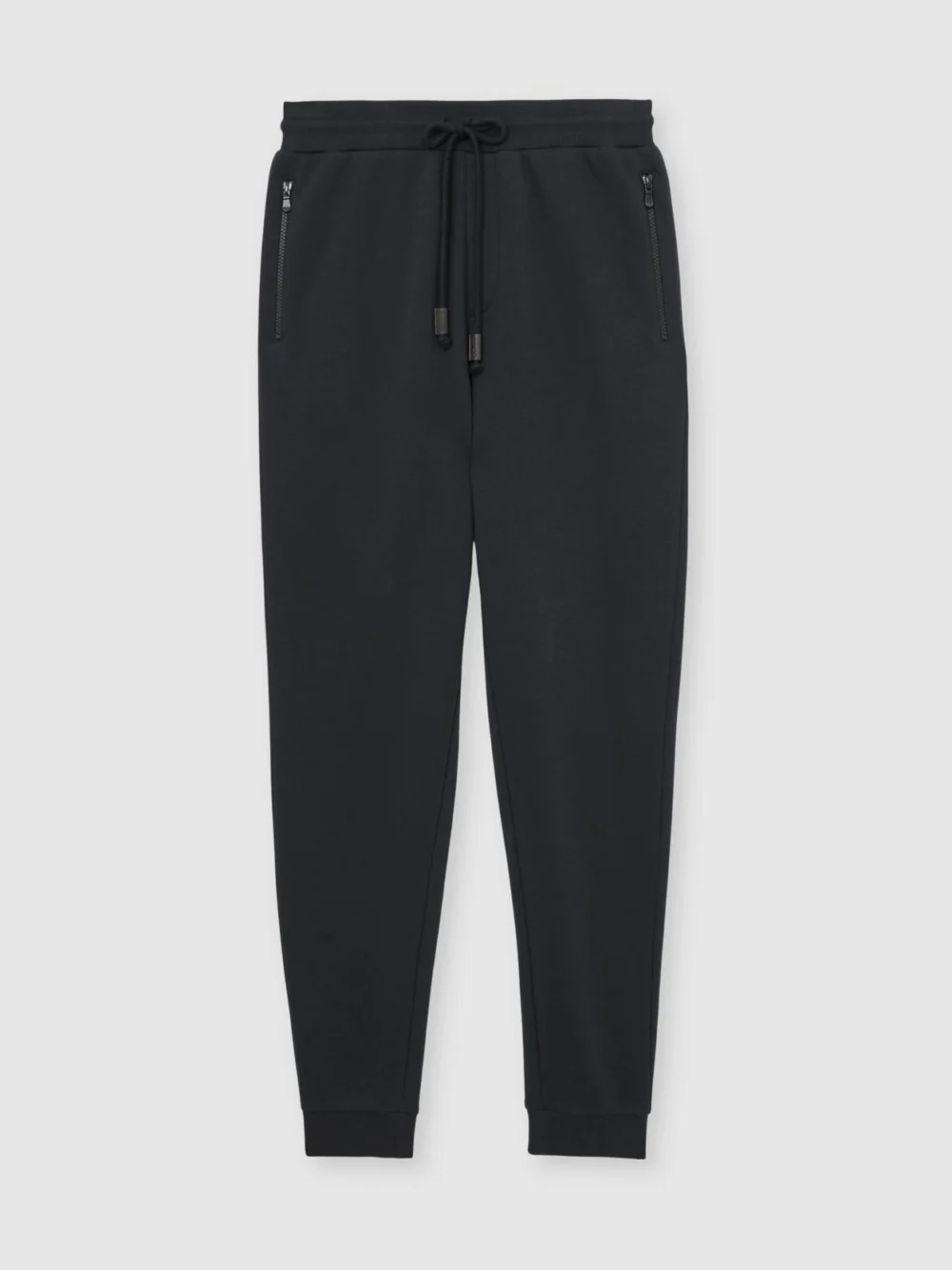 Reiss Navy Cotton-blend Drawstring Joggers, view 2