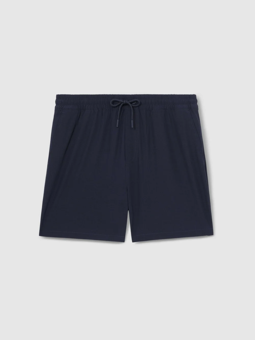 Reiss Navy Drawstring Swim Shorts, view 2