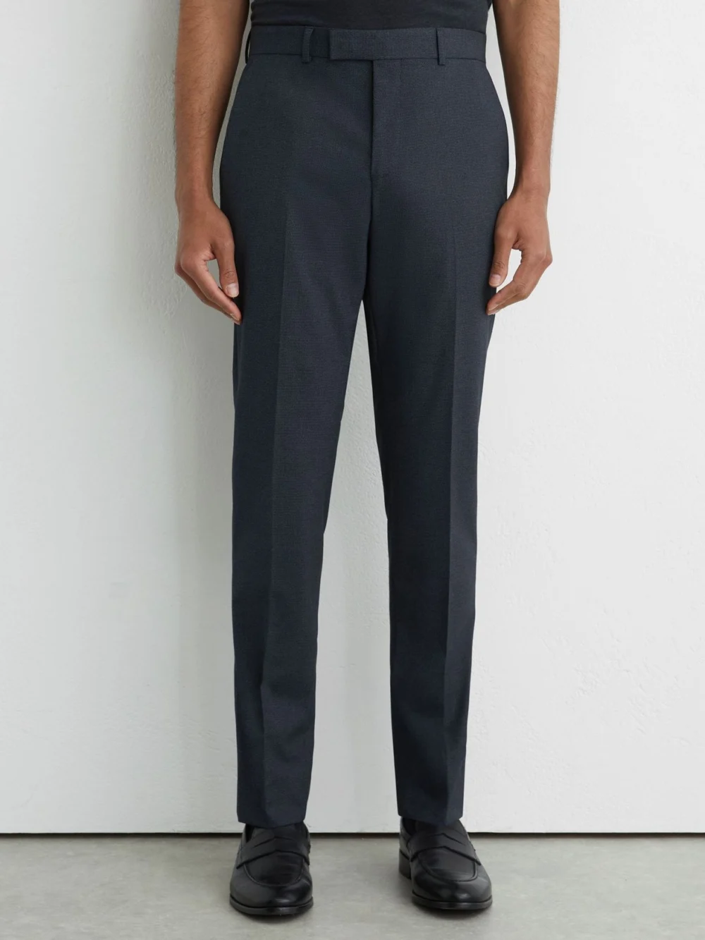 Reiss Navy Graduate Tailored-fit Suit Trousers, view 3