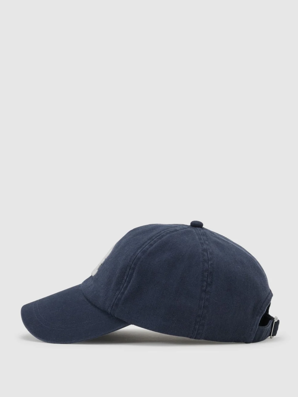 Reiss Navy Monogram-embroidered Baseball Cap,, view 3
