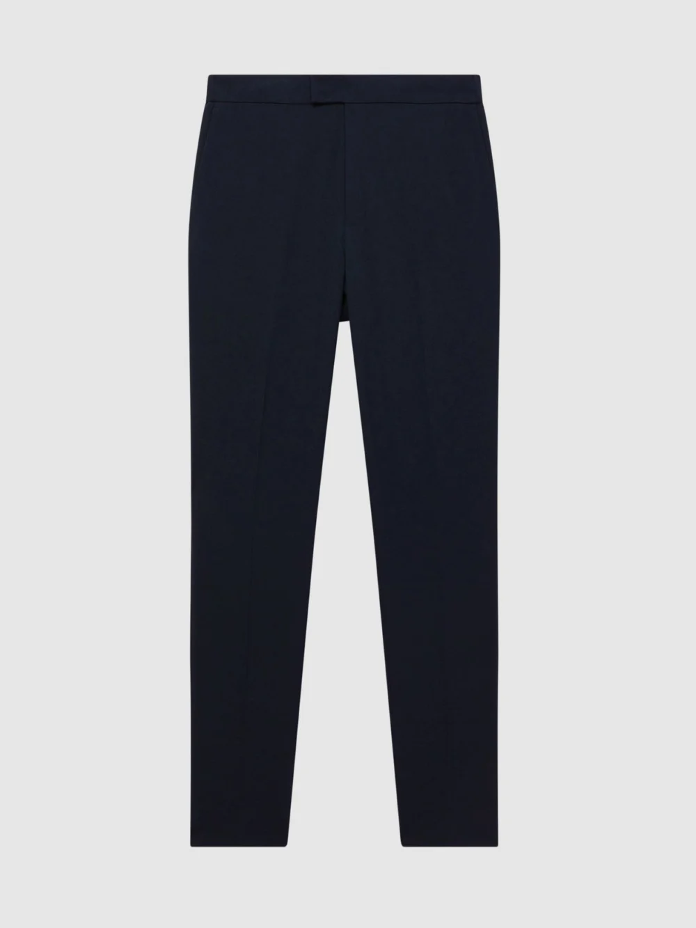 Reiss Navy Slim Fit Stretch Drawstring Trousers, view 2