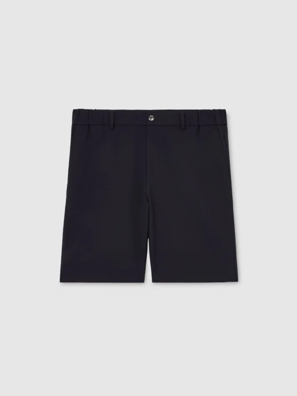 Reiss Navy Technical Stretch Shorts