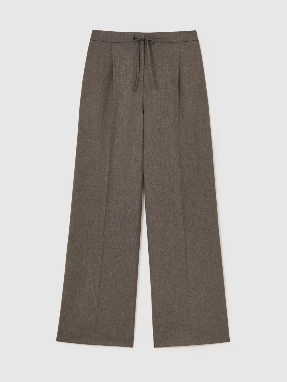 Reiss Neutral Wide-leg Pull-on Drawstring Trousers, view 6