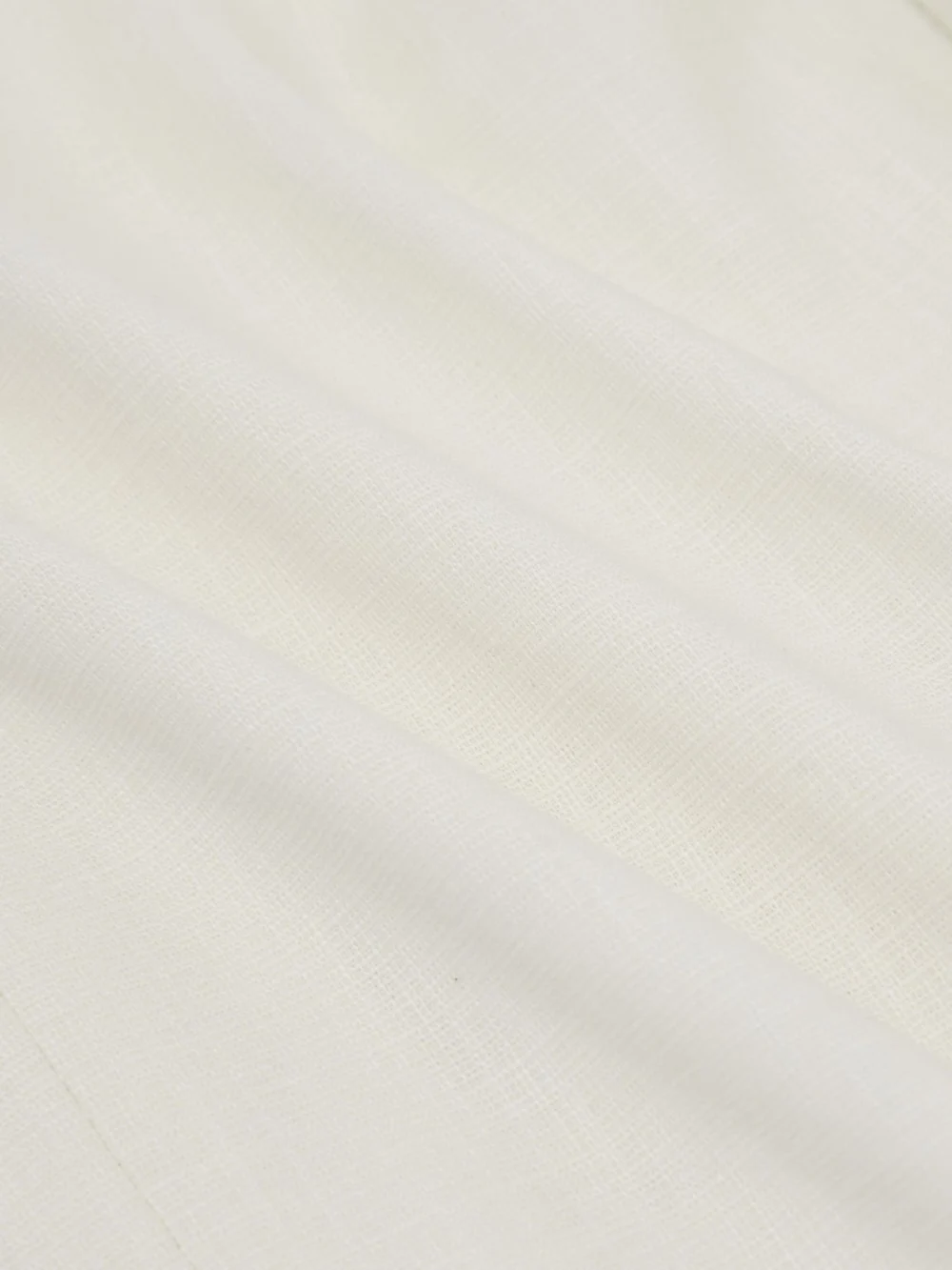 Reiss Off White Cotton Textured Double-breasted Blazer Tailored-fit, view 2