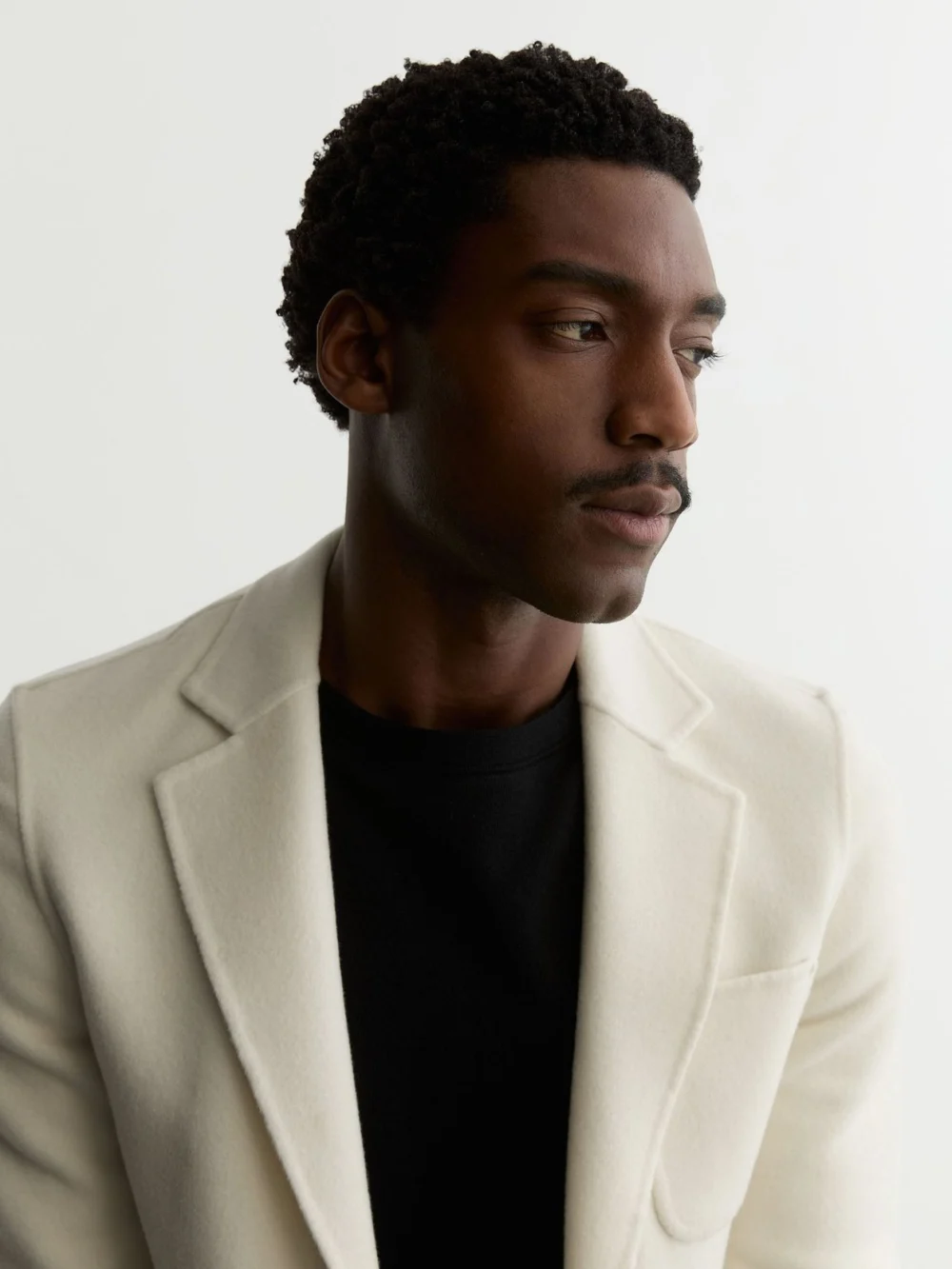 Reiss Off White Wool-blend Single-breasted Blazer Tailored-fit, view 4