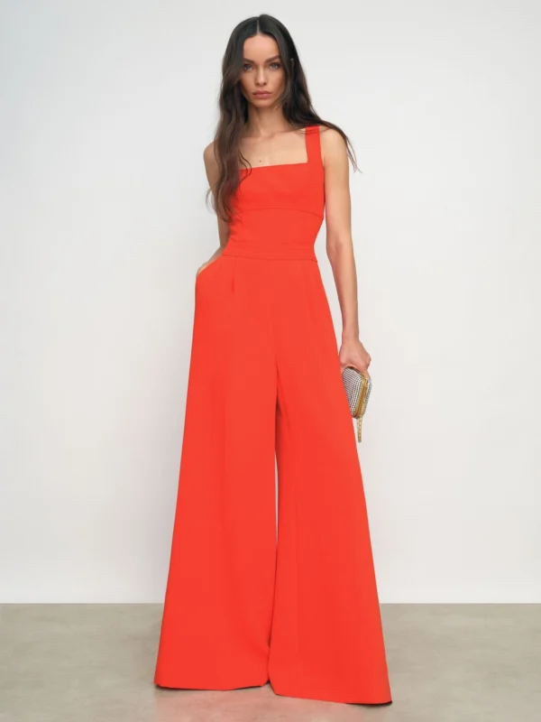 Reiss Orange Wide-leg Cut-out Jumpsuit