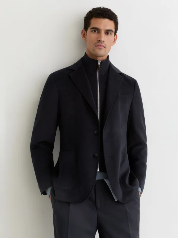 Reiss Patch Blazer Plain