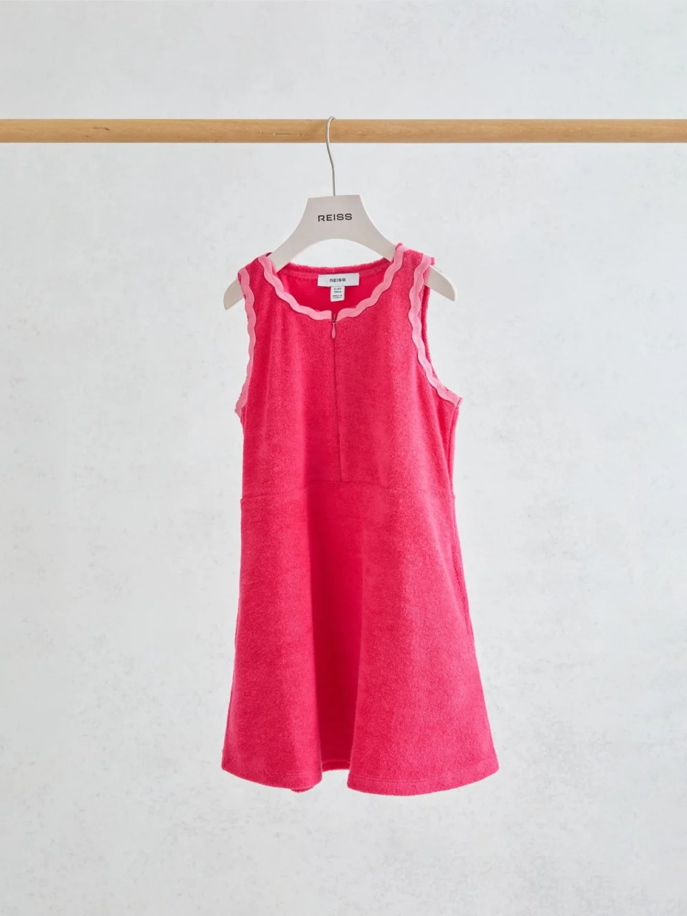Reiss Pink 13-14 yrs Towelling Dress,, view 2