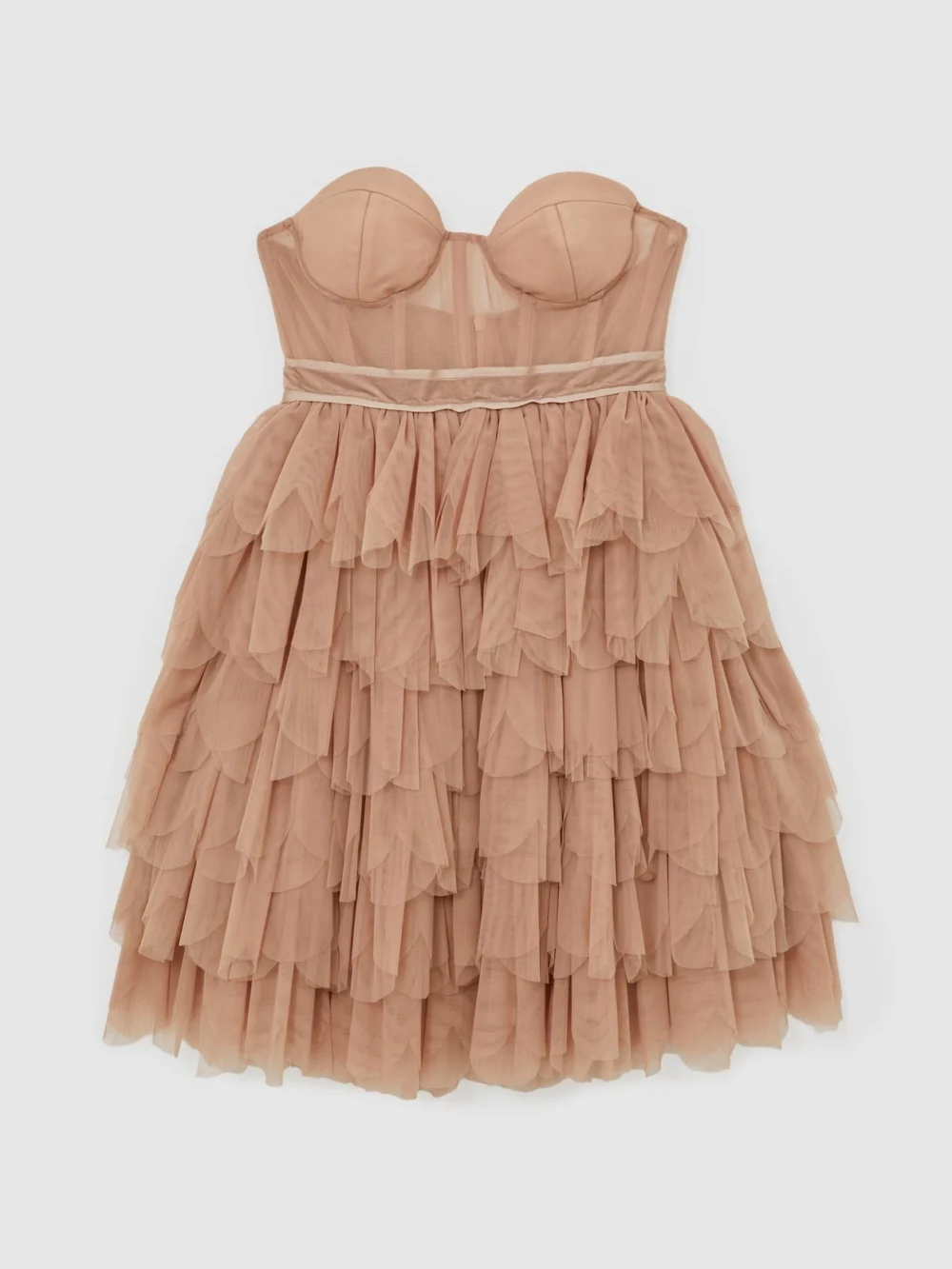 Reiss Pink Royal Ballet Tulle Mini Dress, view 2