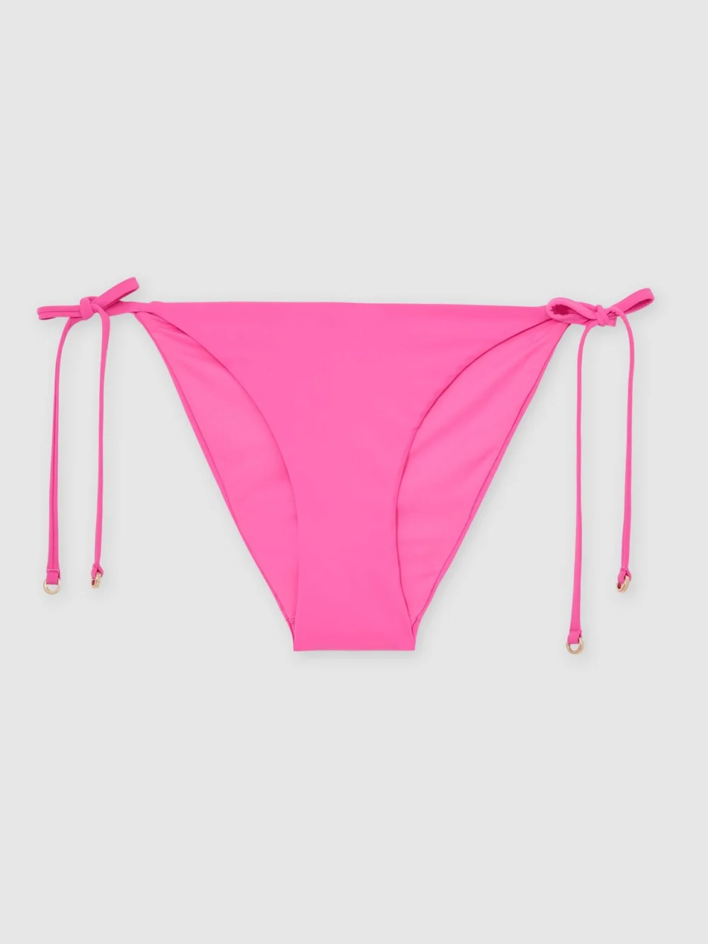 Reiss Pink Side-tie Bikini Bottoms, view 2