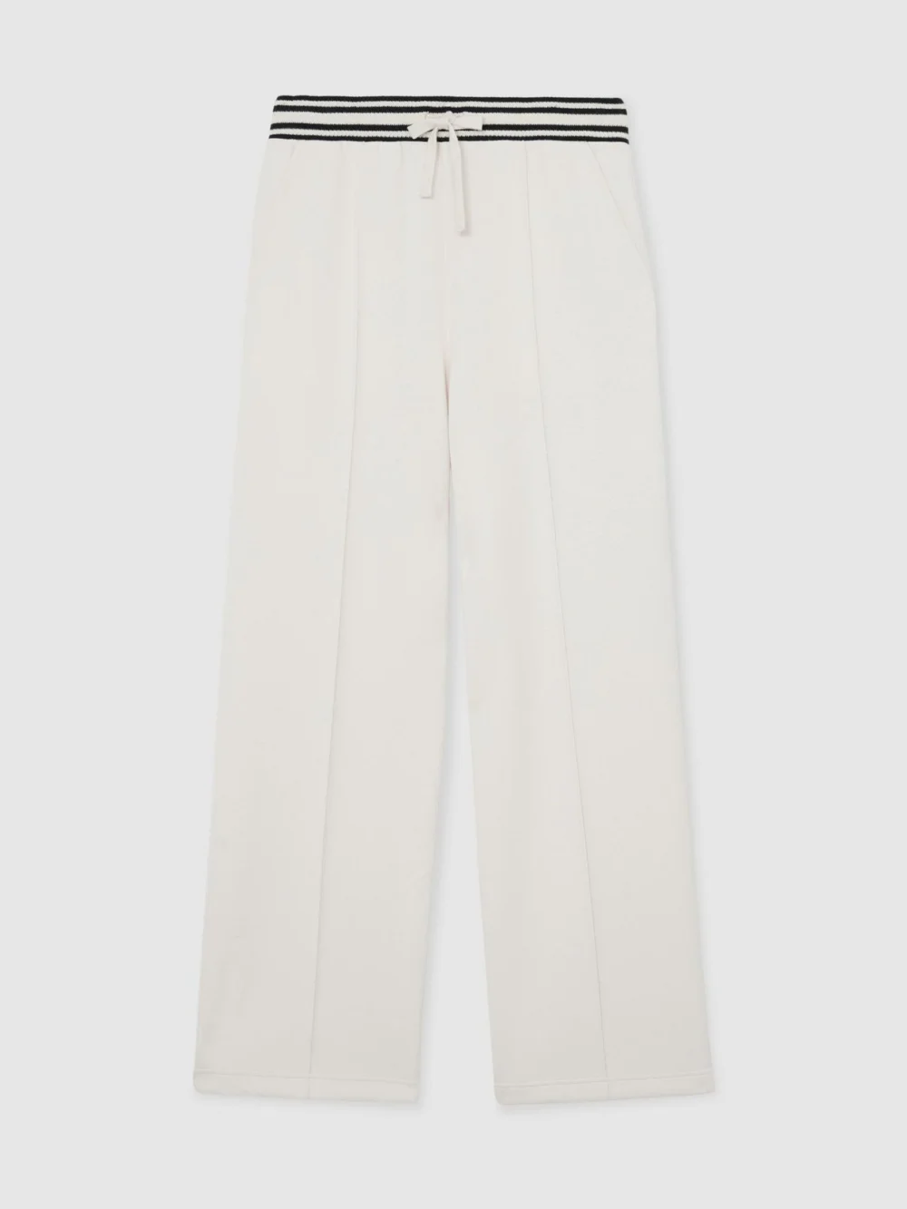 Reiss Premium Interlock Stripe-waist Joggers, view 6