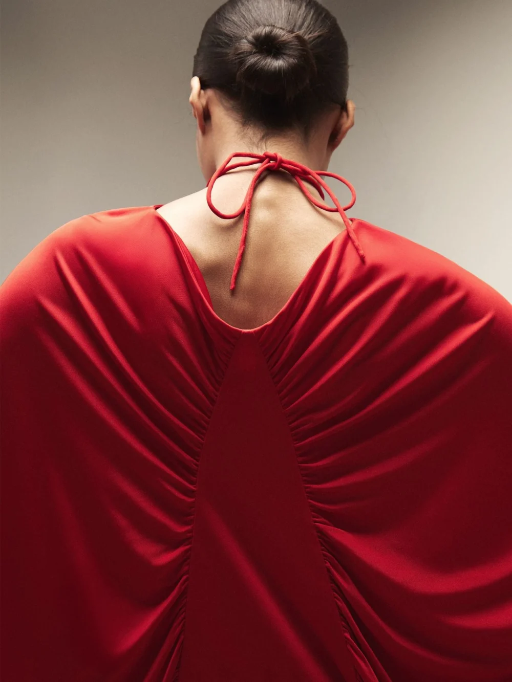 Reiss Red Royal Ballet Batwing Dress, view 4