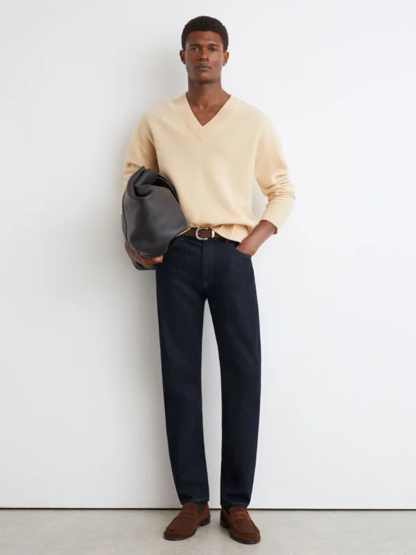 Reiss Rinse Wash Comfort-stretch Slim-fit Jeans