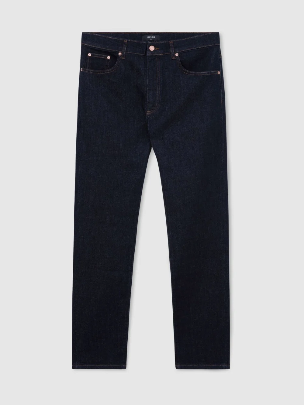 Reiss Rinse Wash Comfort-stretch Slim-fit Jeans, view 2