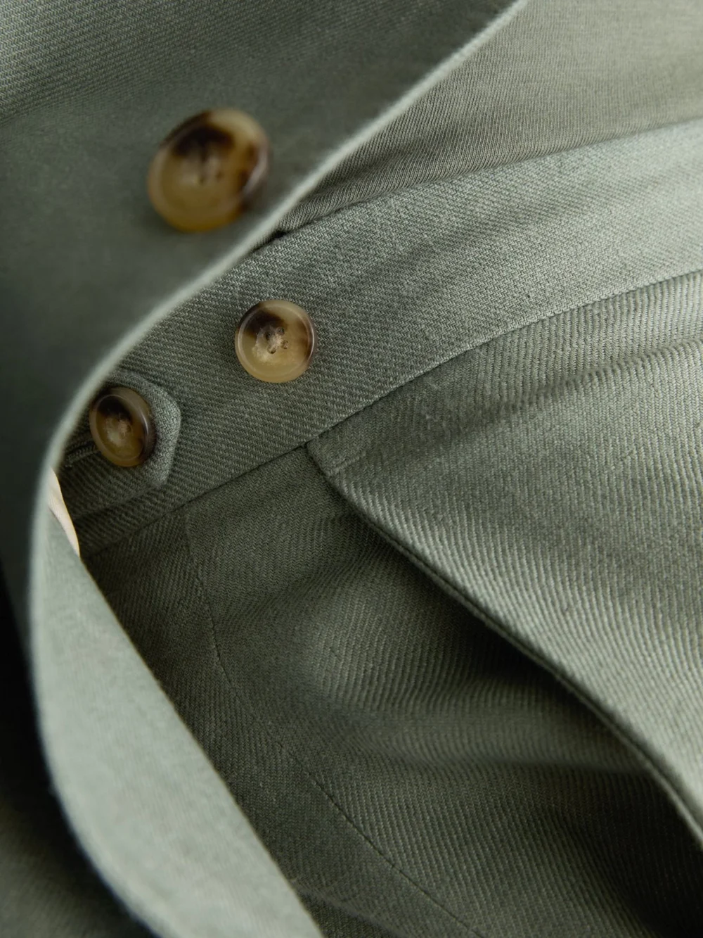 Reiss Sage Tailored Fit Linen-twill Tailored-fit Suit Trousers, view 4