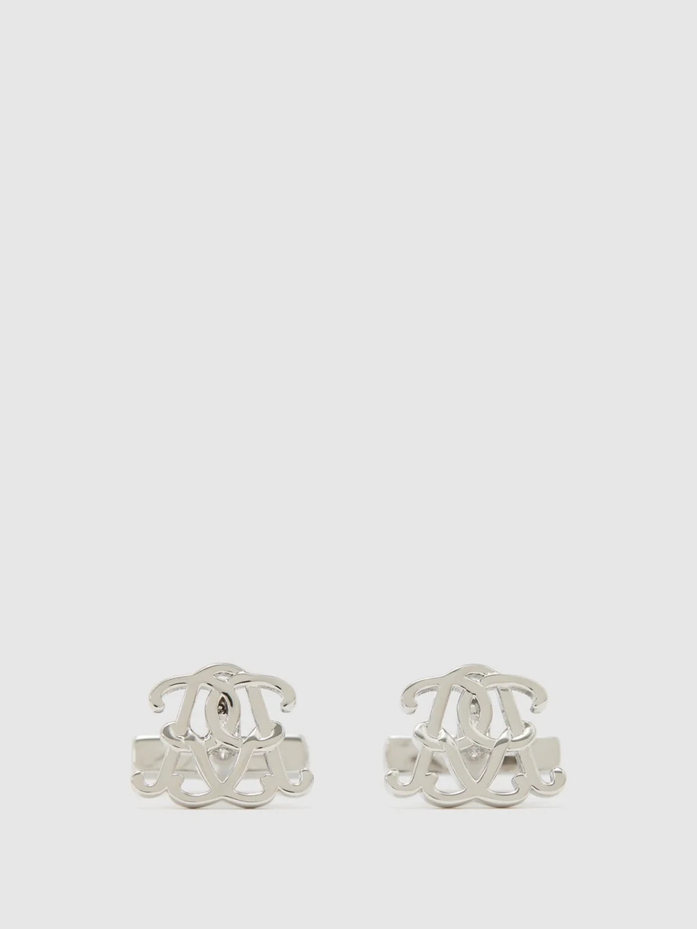Reiss Silver Monogram Cufflinks,