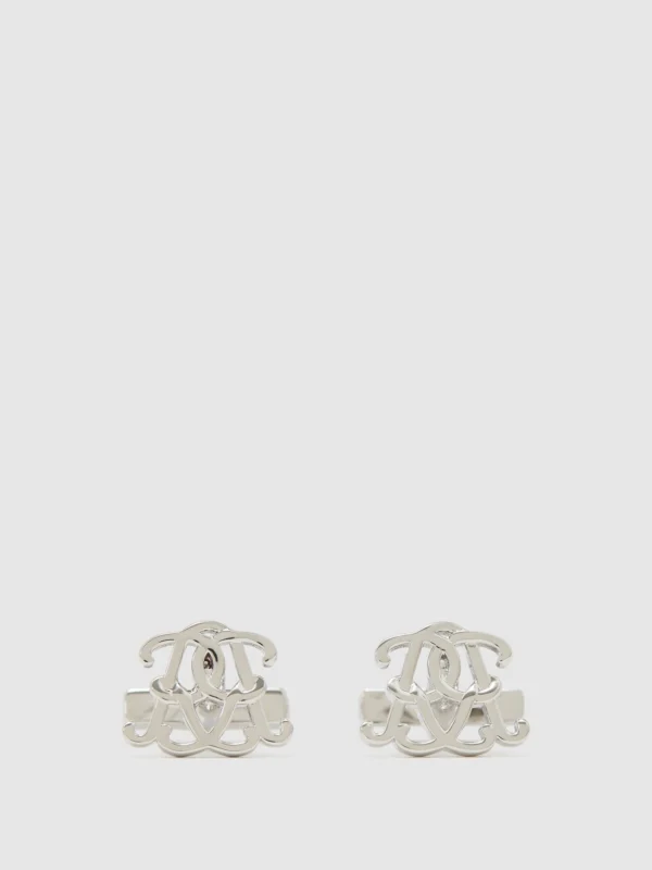 Reiss Silver Monogram Cufflinks,