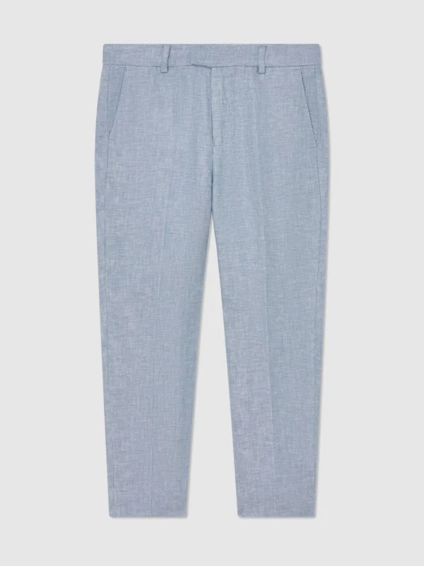Reiss Soft Blue Atlantic 3-9 yrs Linenailored-fitrousers