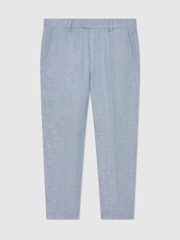 Reiss Soft Blue Atlantic 3-9 yrs Linenailored-fitrousers