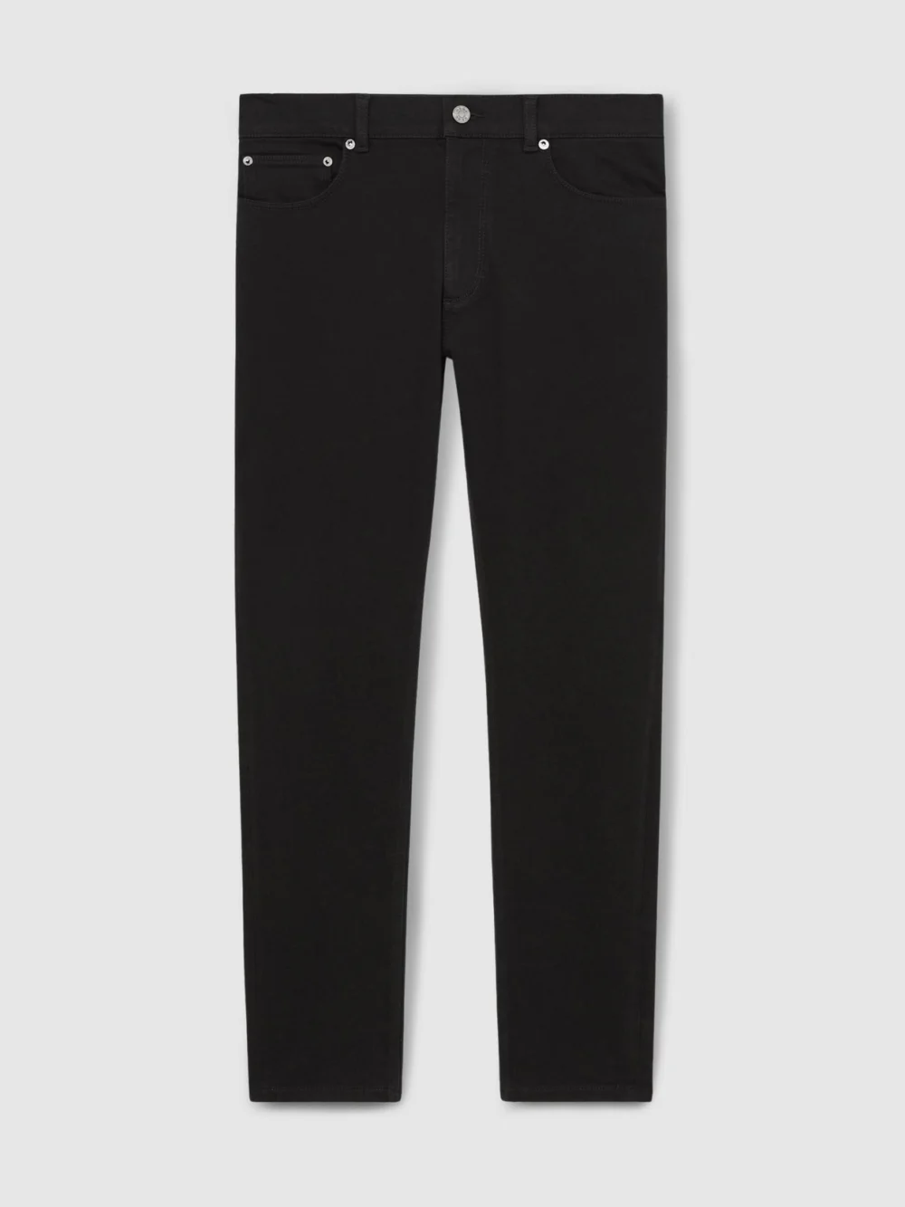 Reiss Stay Black Cotton-blend Slim-fit Jeans, view 2