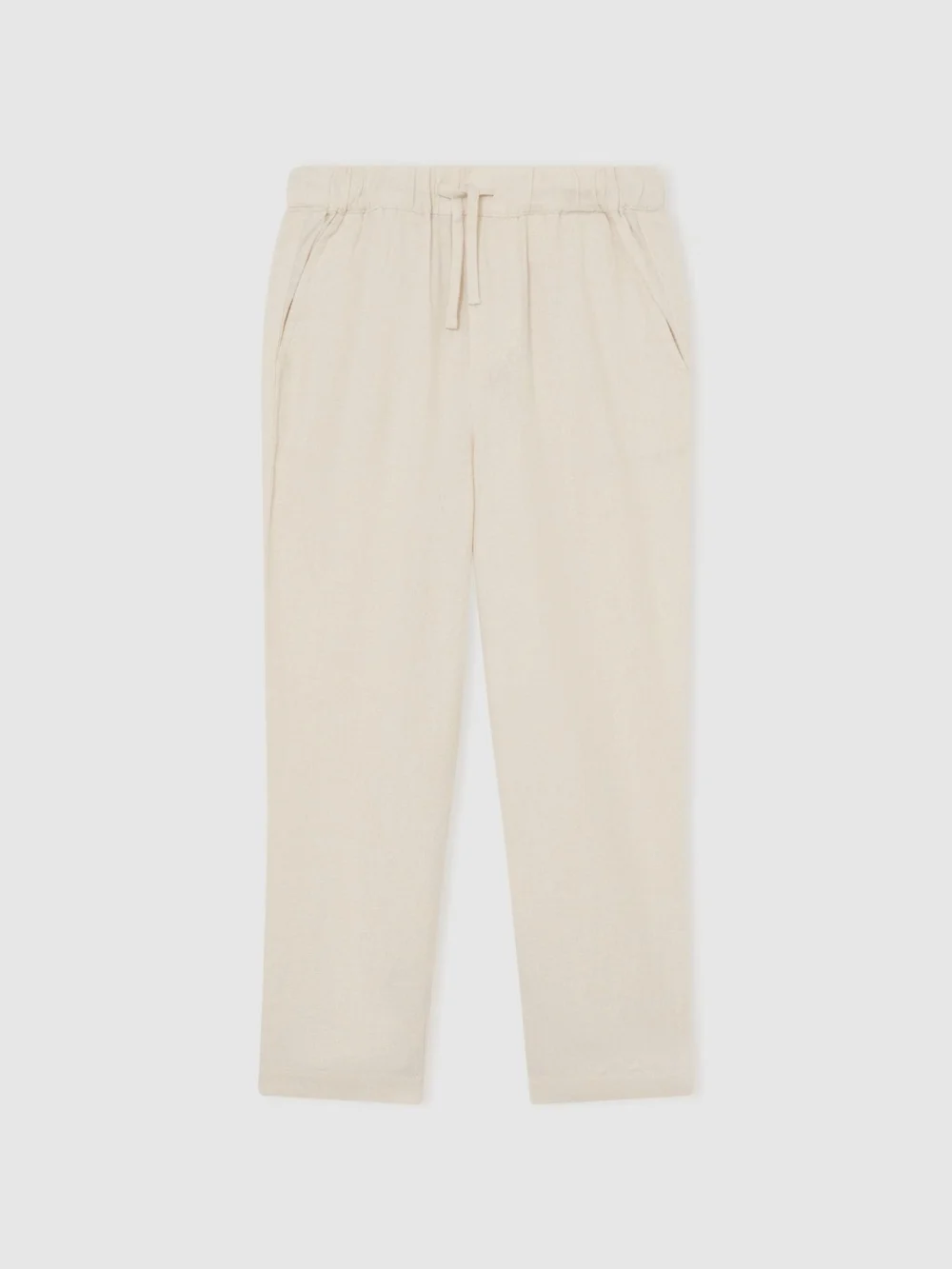 Reiss Stone 3-9 yrs Linen-blend Drawstring Trousers