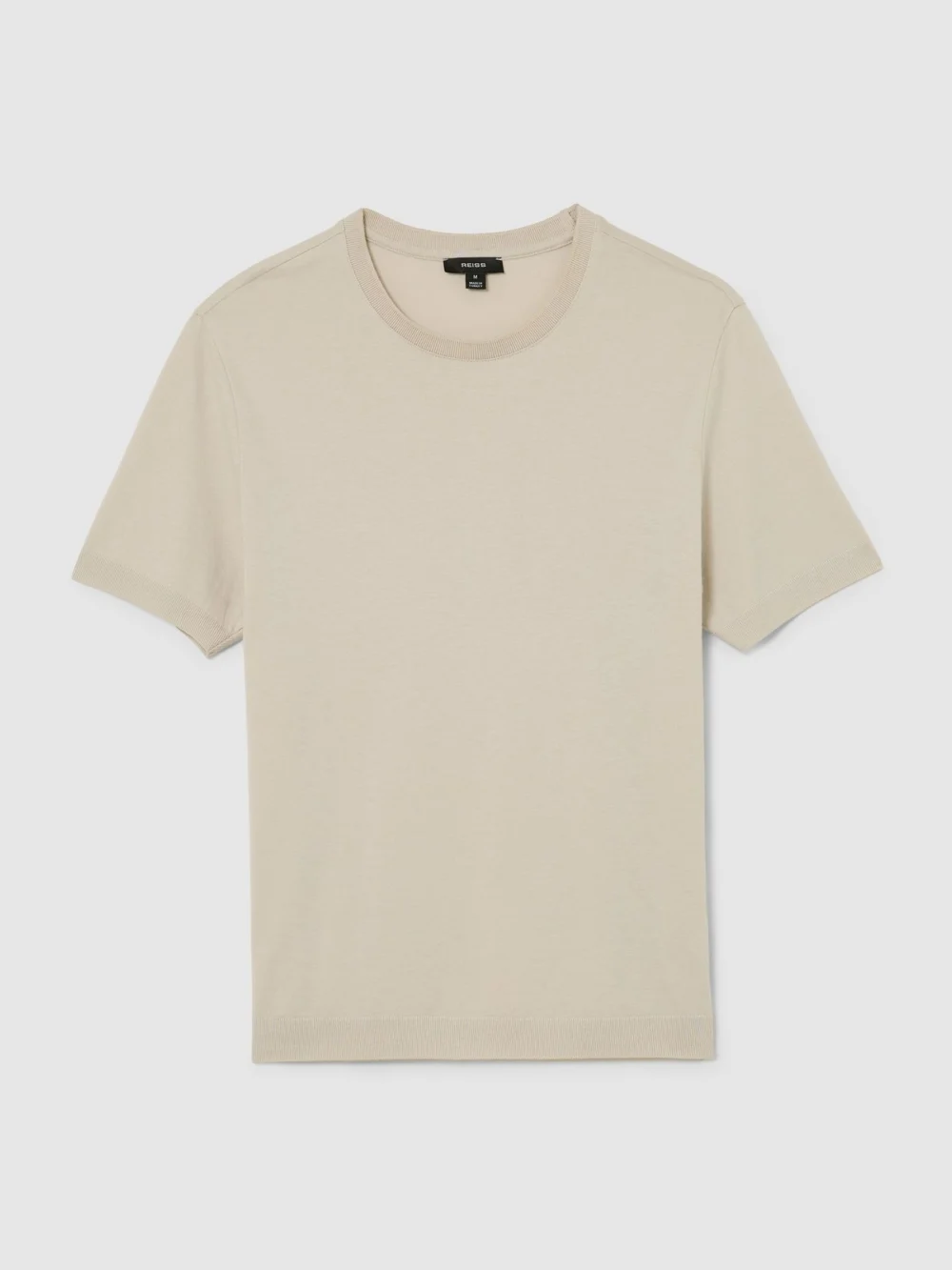 Reiss Stone Cotton- Crew-neck Modern-fit T-shirt, view 2