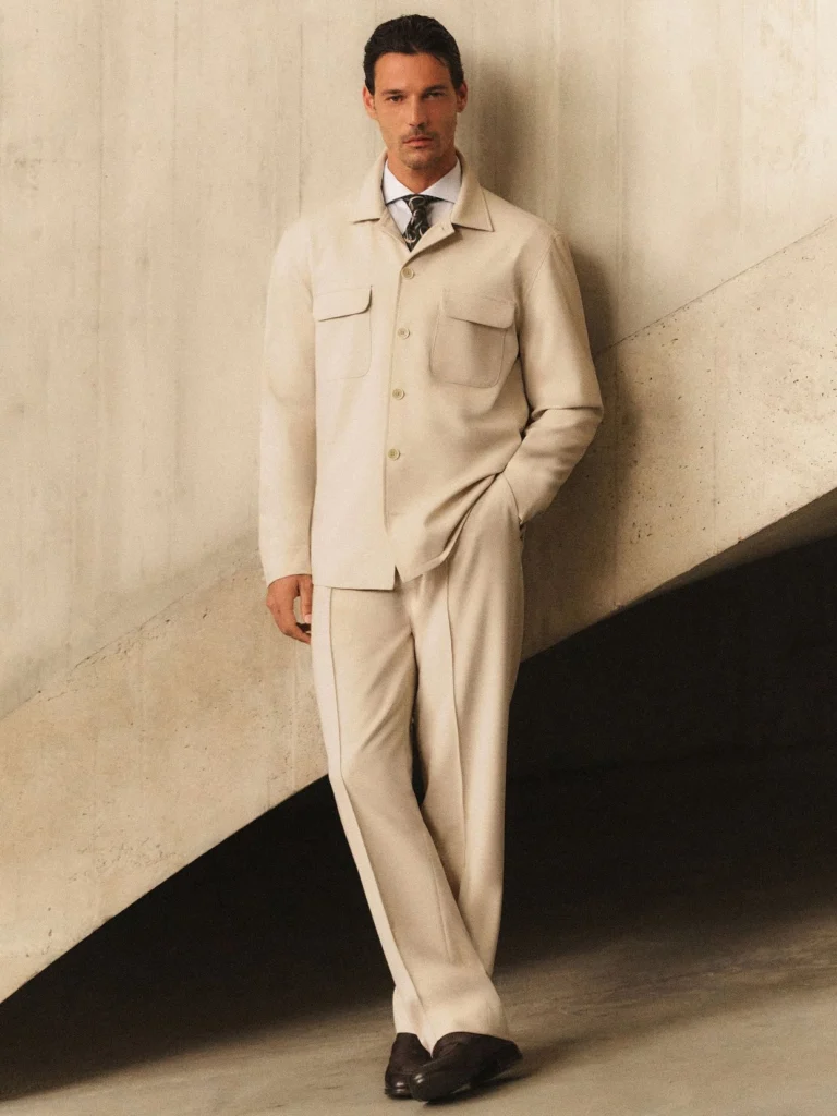 Reiss Stone Relaxed-fit Belted Pintuck Trousers