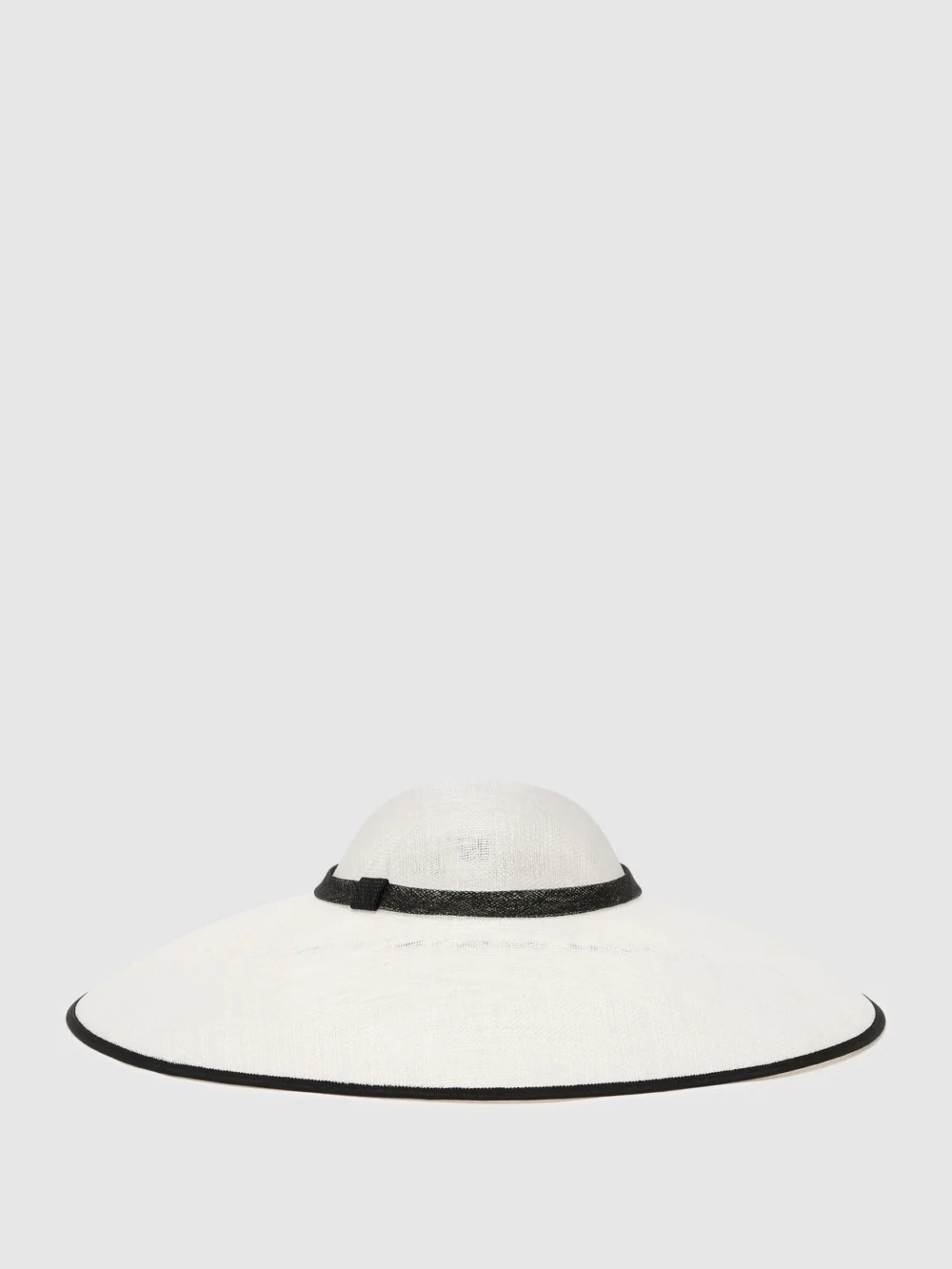 Reiss Straw-effect Wide-brim Hat,, view 2