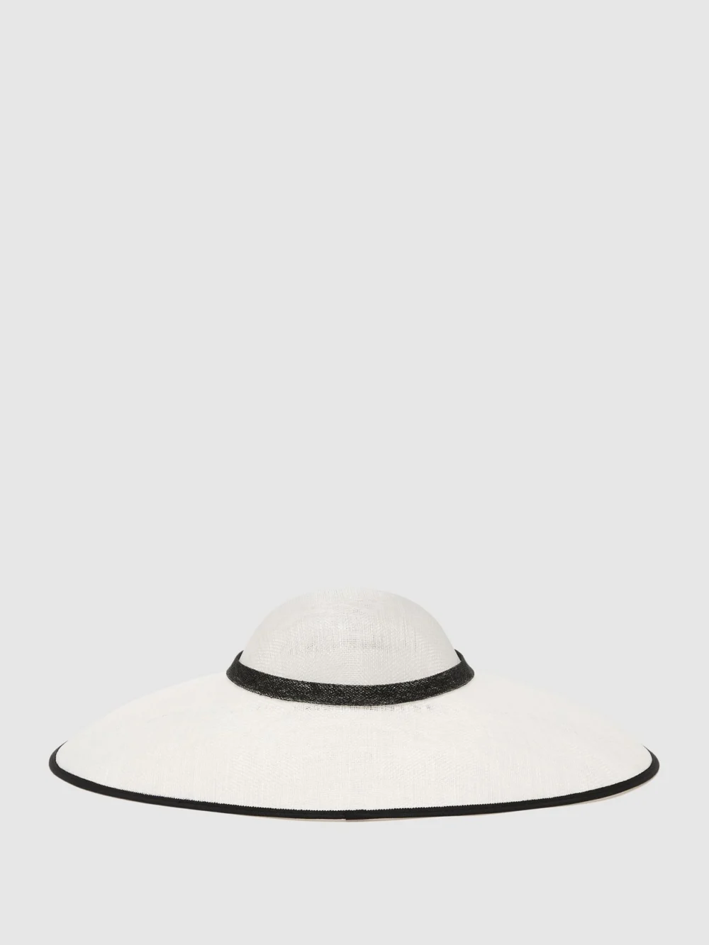 Reiss Straw-effect Wide-brim Hat,, view 3