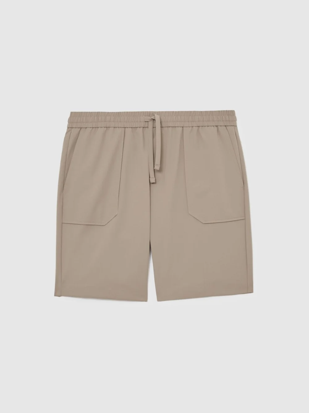 Reiss Taupe Brown Ascend Technical Drawstrings, view 2