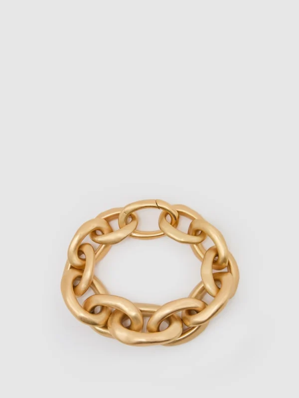 Reiss Tyla Women's Gold Tone Chunky Chain-link Bracelet,