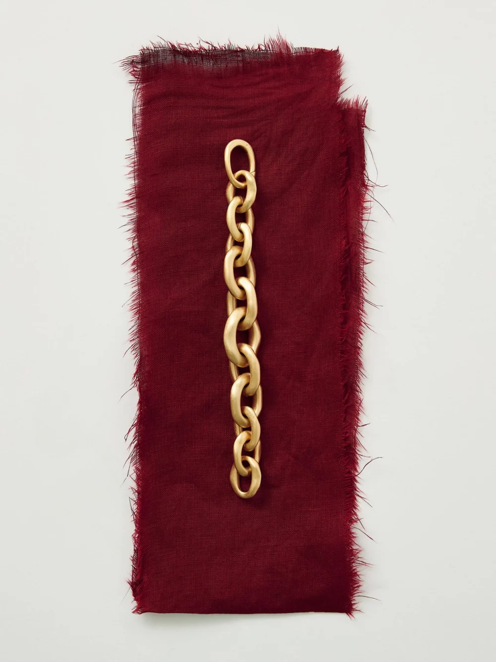 Reiss Tyla Women's Gold Tone Chunky Chain-link Bracelet,, view 2