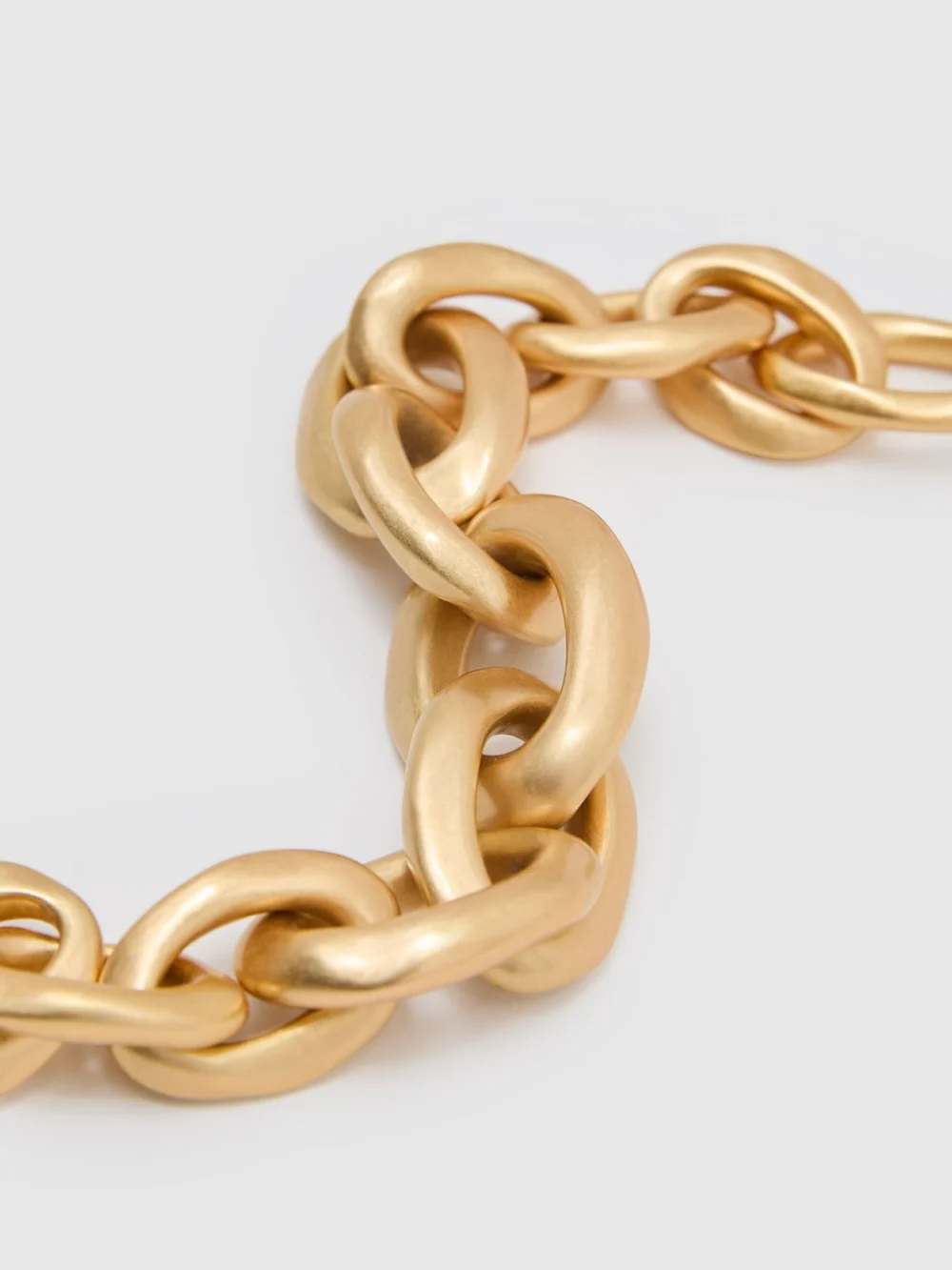Reiss Tyla Women's Gold Tone Chunky Chain-link Bracelet,, view 3