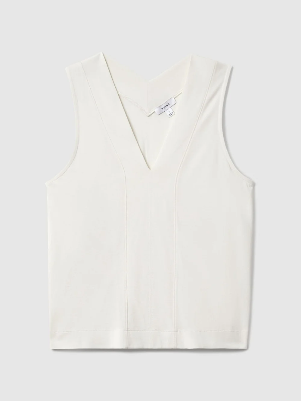 Reiss V-neck Shell Top, view 2