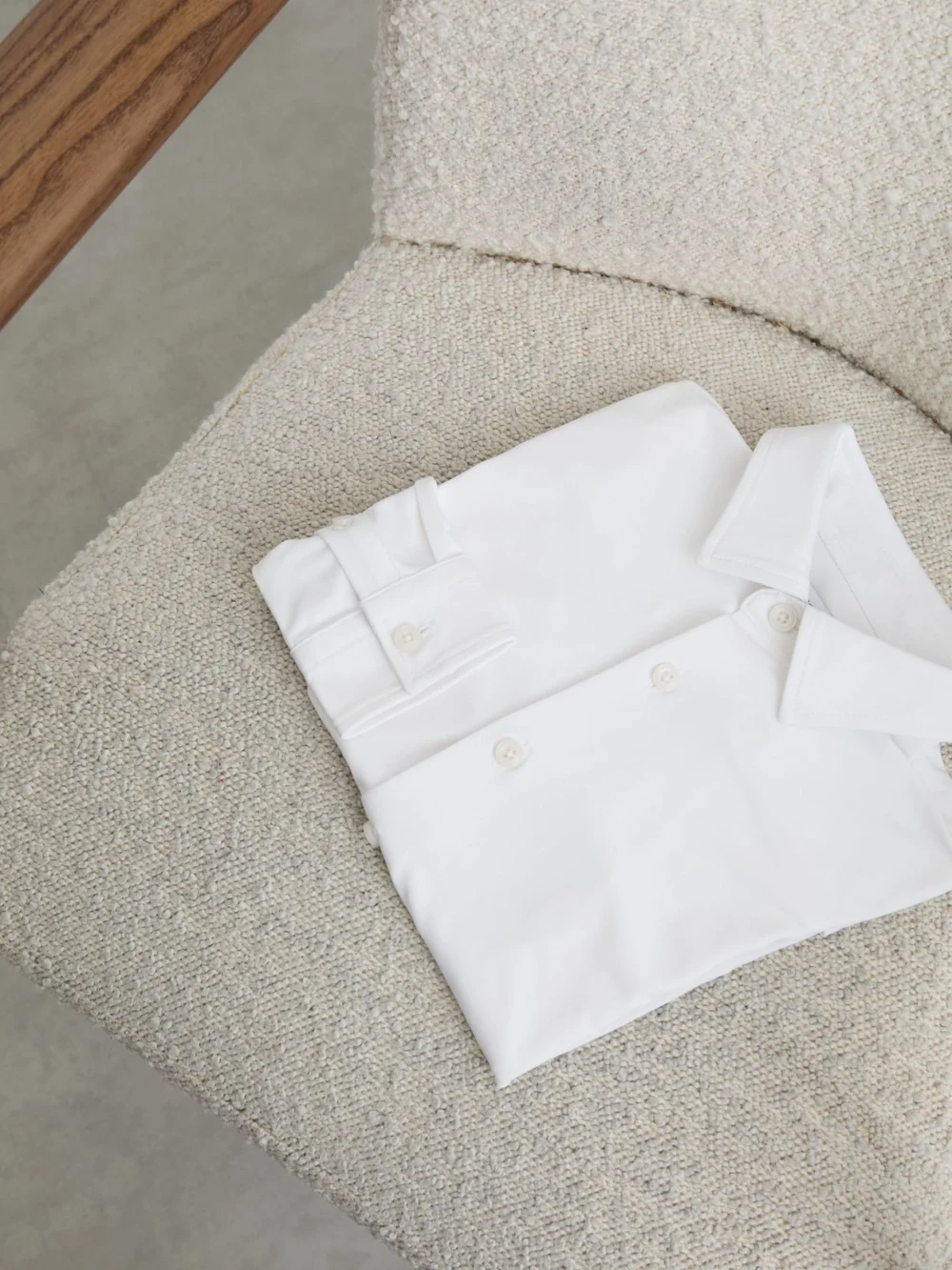 Reiss White 3-9 yrs Stretch Long-sleeve Slim-fit Travel Shirt, view 2