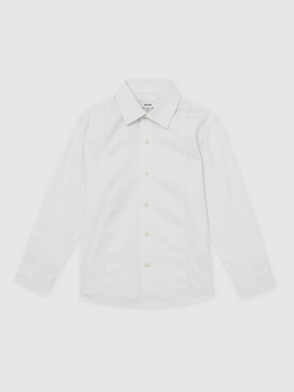 Reiss White 9-13 yrs Cotton Slim-fit Dinner Shirt