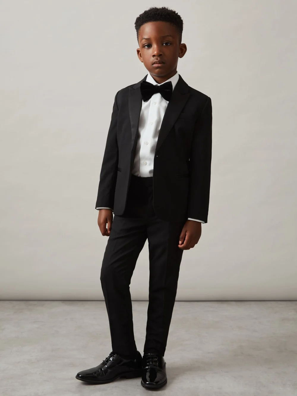 Reiss White 9-13 yrs Cotton Slim-fit Dinner Shirt, view 4
