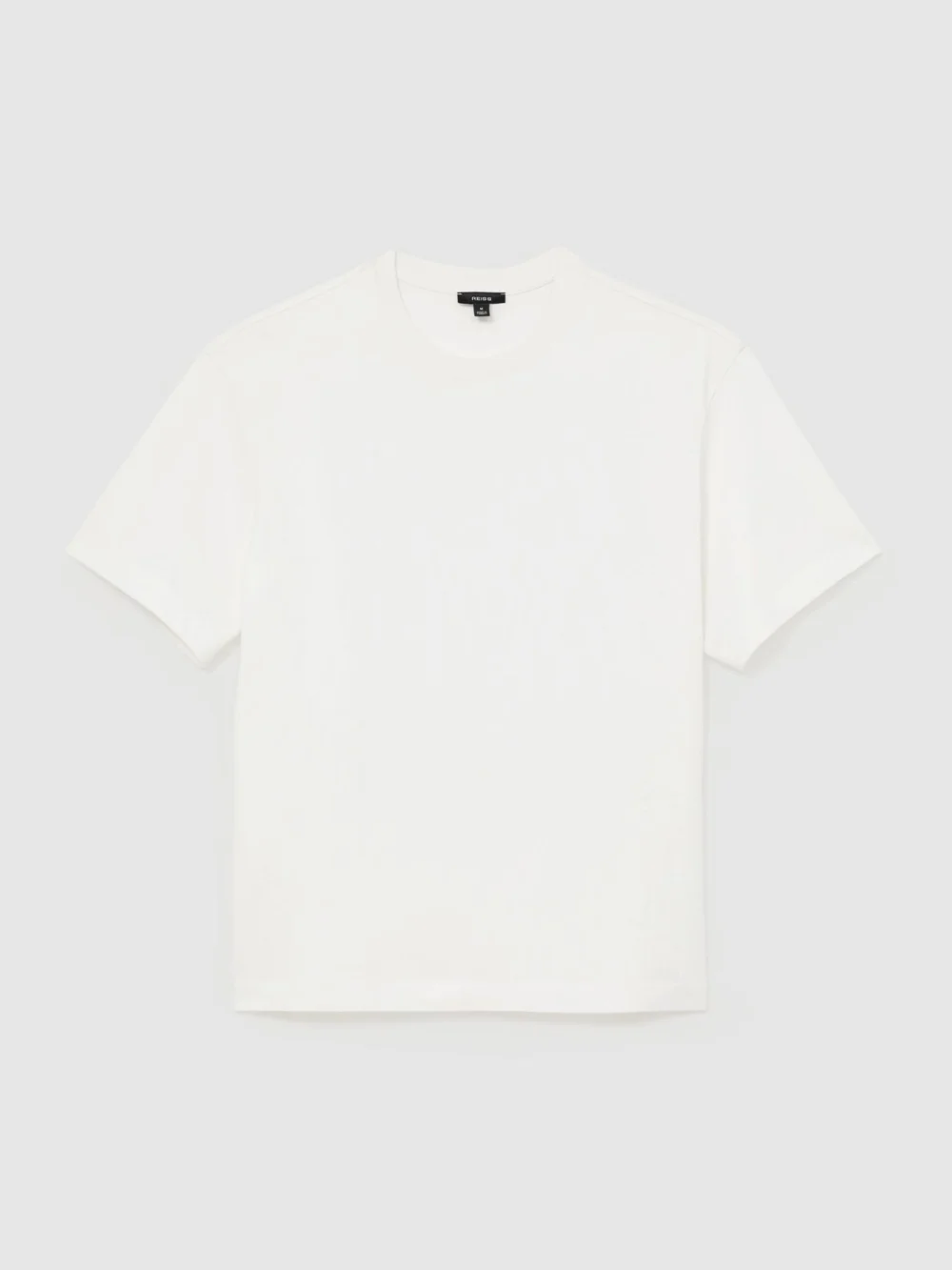 Reiss White Cotton Beach-print Relaxed-fit T-shirt, view 2