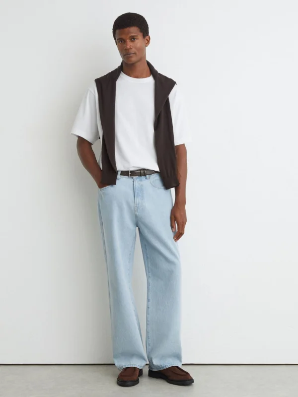 Reiss White Cotton Crew Neck T-shirt